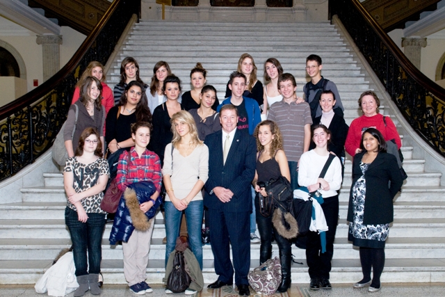 French Students from Natick High School Visit State House